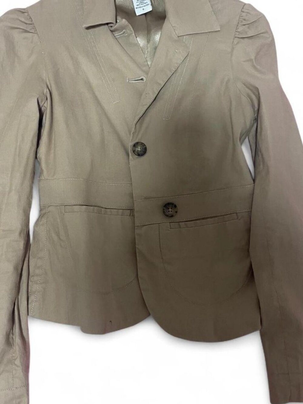 Banana Republic Women's Tan and Cream Coat